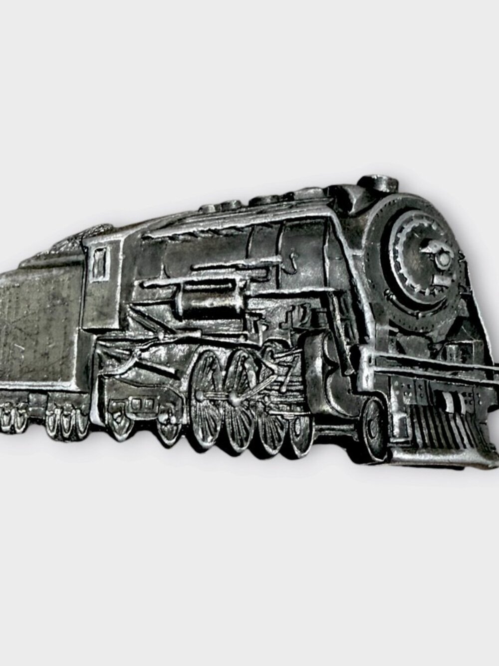 Train Engine Locomotive Engine Belt Buckle - Indiana Metal Craft 1979